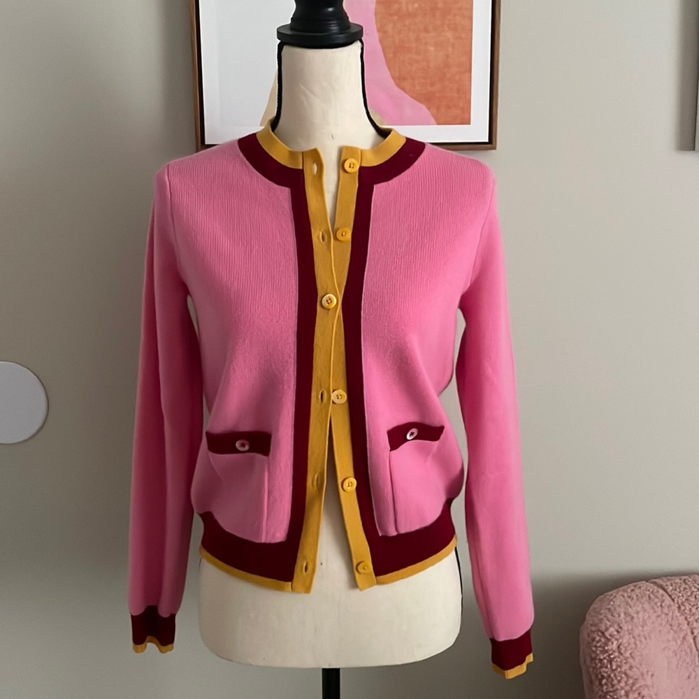 Kate Spade College Cardigan 💗 Pink Barbiecore